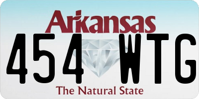 AR license plate 454WTG
