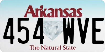 AR license plate 454WVE