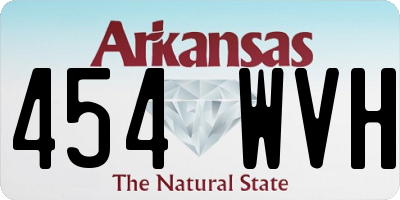 AR license plate 454WVH
