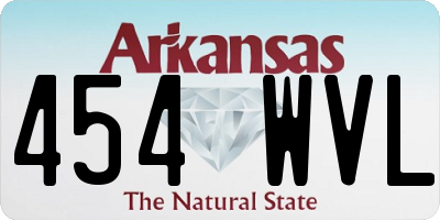 AR license plate 454WVL