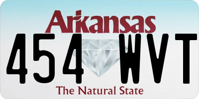 AR license plate 454WVT