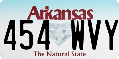 AR license plate 454WVY
