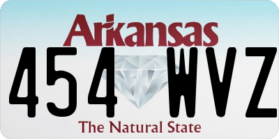 AR license plate 454WVZ
