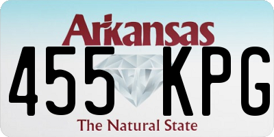 AR license plate 455KPG