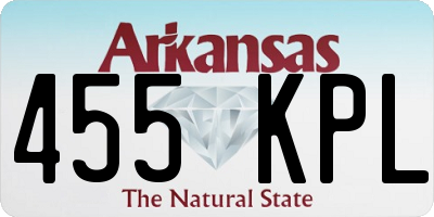 AR license plate 455KPL