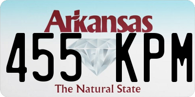 AR license plate 455KPM