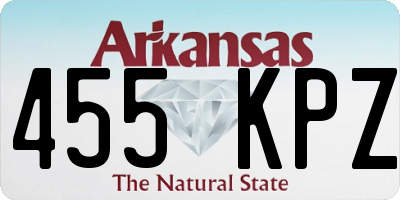 AR license plate 455KPZ