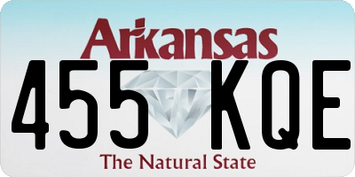 AR license plate 455KQE