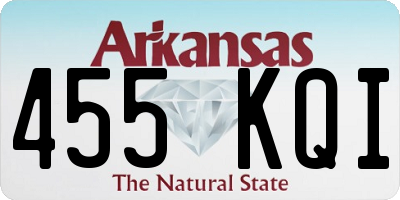 AR license plate 455KQI