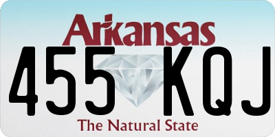 AR license plate 455KQJ