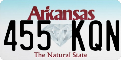 AR license plate 455KQN