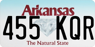 AR license plate 455KQR
