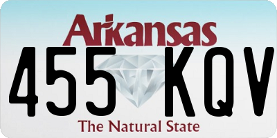 AR license plate 455KQV