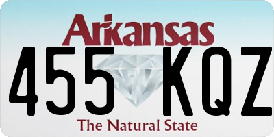 AR license plate 455KQZ
