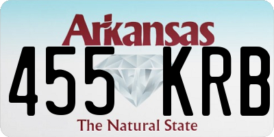 AR license plate 455KRB