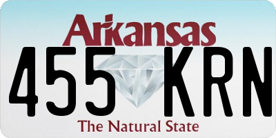 AR license plate 455KRN