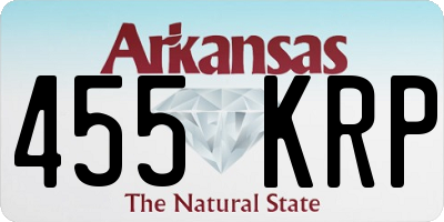 AR license plate 455KRP