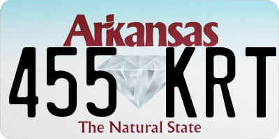 AR license plate 455KRT