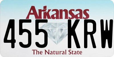 AR license plate 455KRW