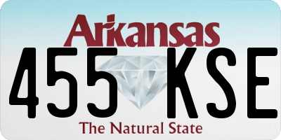 AR license plate 455KSE