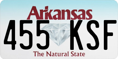 AR license plate 455KSF