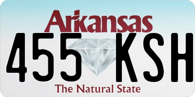 AR license plate 455KSH