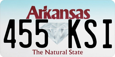 AR license plate 455KSI