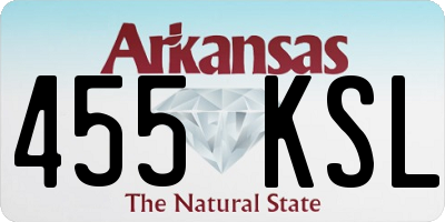 AR license plate 455KSL