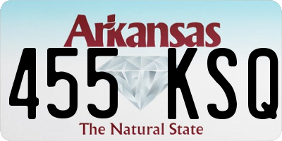AR license plate 455KSQ