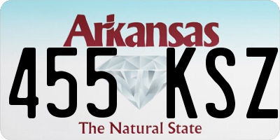 AR license plate 455KSZ