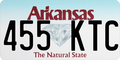 AR license plate 455KTC