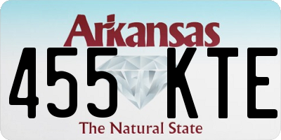 AR license plate 455KTE