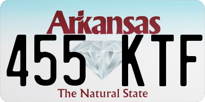AR license plate 455KTF