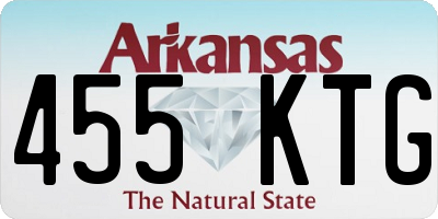 AR license plate 455KTG