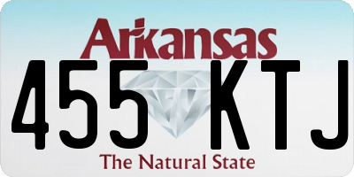 AR license plate 455KTJ