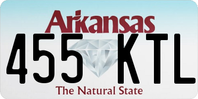 AR license plate 455KTL