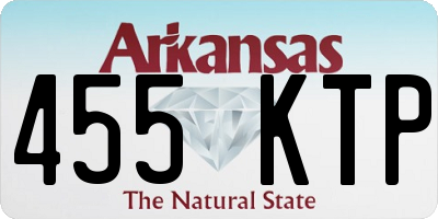 AR license plate 455KTP