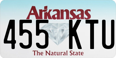 AR license plate 455KTU