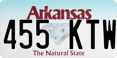 AR license plate 455KTW