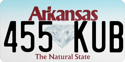 AR license plate 455KUB