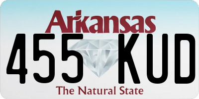 AR license plate 455KUD