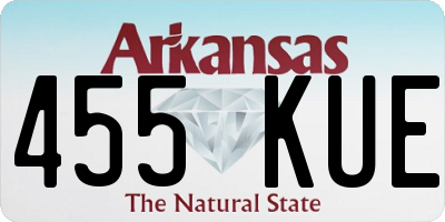AR license plate 455KUE