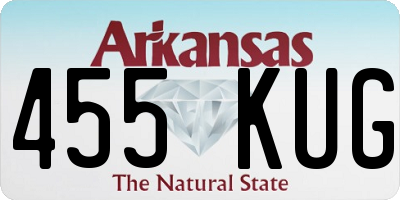AR license plate 455KUG