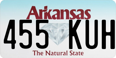 AR license plate 455KUH