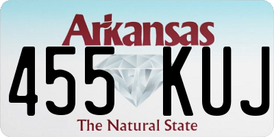 AR license plate 455KUJ