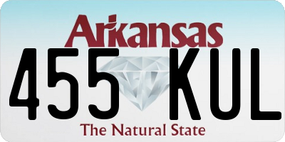 AR license plate 455KUL