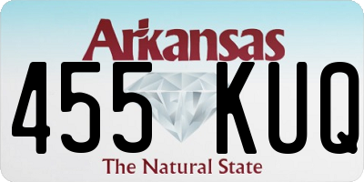 AR license plate 455KUQ
