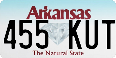 AR license plate 455KUT