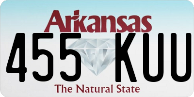 AR license plate 455KUU