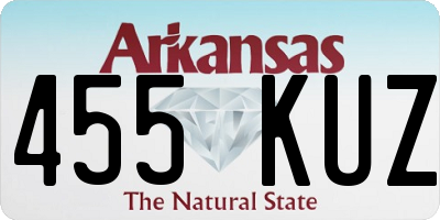 AR license plate 455KUZ